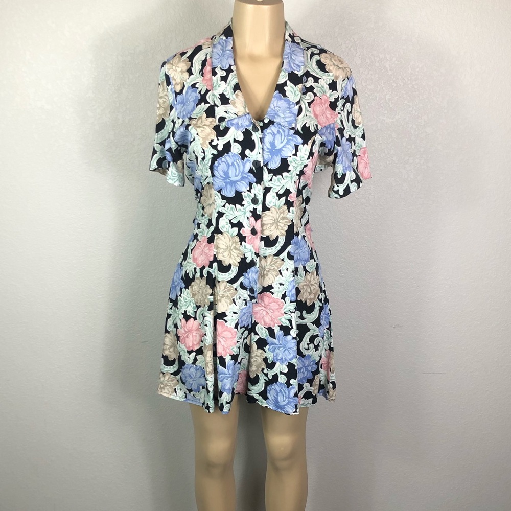 Vintage Floral Romper